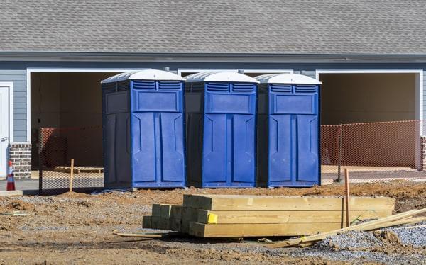 the minimum rental period for a work site porta potty is usually one month